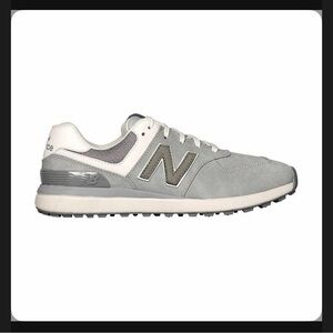 New Balance Golf 574 Greens V2 Women’s, Light Grey Leather Synthetic